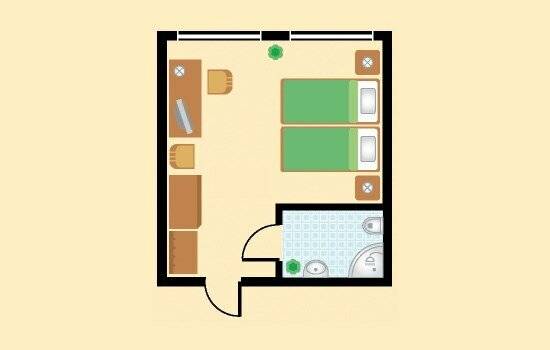 Фотографии номера Полулюкс TWN 205 в Гостинице Парк Отель Дубна