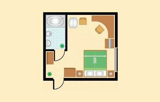 Фотографии номера Полулюкс DBL с проектором 203 в Гостинице Парк Отель Дубна